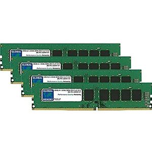 128GB (4 x 32GB) DDR4 2933MHz PC4-23400 288-PIN ECC DIMM (UDIMM) GEHEUGEN RAM KIT VOOR SERVERS/WERKSTATIONS/MOEDERBORDEN