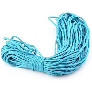 JUSTDOLIFE 550 Paracord Parachute Koord Lanyard Mil Spec Type III 7 Strand Core 100FT Blauw