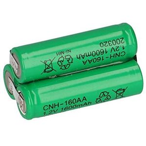 3,6 V 1600 mAh accupack Mignon AA industriële accu's NiMH met soldeervlag accu piramide