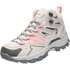 ZHENSI Wandelschoenen Voor Dames Trekking Trail-Wandelschoenen Lichtgewicht Outdoorlaarzen Met Hoge Taille,Roze,39 EU