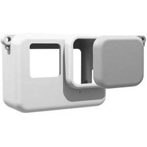 YanLan Siliconen Case voor 360 ACE Camera Beschermhoes Lens Cap Accessoires (wit)