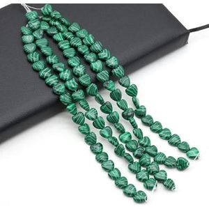 20 stuks natuurlijke hartvorm gele jades amethisten kralen voor sieraden maken ketting armband oorbel accessoires maat 10x10x5mm-malachiet-10x10x5mm