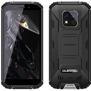 OUKITEL 12500 mAh batterij WP18 Pro, onbreekbare telefoon, 13 MP, dubbele camera, IP68, waterdicht, schokbestendig, smartphone, Octa Core 4 GB, 64 GB, Android 12, 5,93 inch HD+, Dual SIM,