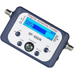 Digitale satellietzoeker Digitale SF-95DR-meter Satlink-receptor Satellietzoeker TV-signaalontvanger Decoder LCD-scherm voor het aanpassen van de satelliet-tv-schotel