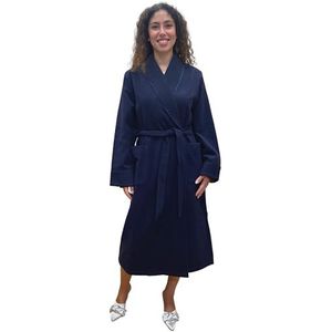 Vittoria - Badjas - Blauw - Model Klassieke Sjaal