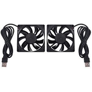 Dacvgog 80MM 5V USB Fan 80Mm 8Cm 8015 Borstelloze Koelventilator PC Computer Router Behuizing Ventilator Koeler 2 Stuks Serie