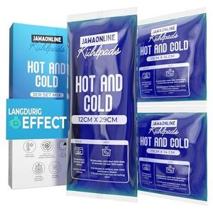 JAWA Cooling Pads Gel Mix - Herbruikbaar koelcompress - Koelkompres met onmiddellijk effect - Flexibel koud/warm kompres - Premium Coolpack gel - Koelkussen Veelzijdig gebruik