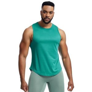 yk8fass Los groot formaat sportvest ru-4780, Pauw Blauw, XL