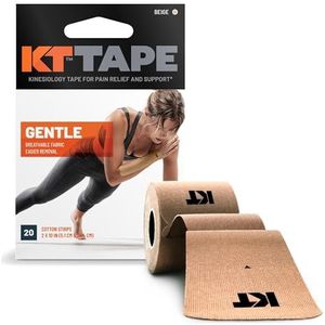 KT TAPE Kinesiologie Tape, zacht, zelfklevend, katoen, elastische sport atletische tape, beige