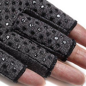 SyeJam Artritis Handschoenen Vingerloze Reumatoïde Artritis Compressie Handschoenen voor Pijnverlichting - Grip (M) 1 paar