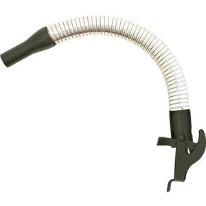 BW Schenktuit flexibel voor brandstofjerrycan, metalen jerrycan, 5/10/20 liter, flexibele buis 25 mm voor diesel, bronsgroen, RAL 6031-F9, Made in Europe