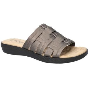 Easy Street Maha Slide Sandaal voor dames, tin, maat 7,5 UK, Tinnen, 40.5 EU X-Breed