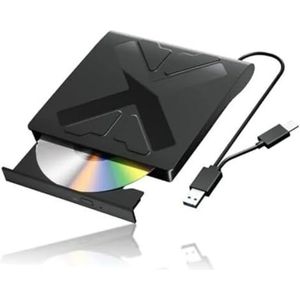 USB 3.0 Type-c Externe DVD RW Optische Drive 2-in-1 Interface Slanke CD Schrijver Brander Lezer Speler PC Desktop