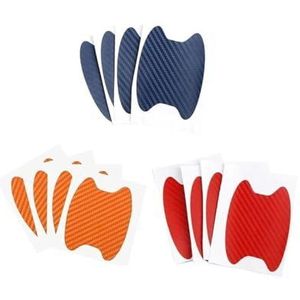 Autodeursticker Handvat Anti-krasbestendige Hoes Koolstofvezel Bescherm Auto's Film Styling Exterieur Autoaccessoires(Mixing-12pcs 2)