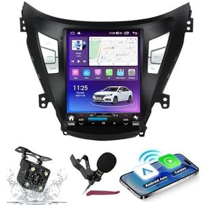 Android 14 Autoradio Navi voor H-yundai Elantra (2011-2016) 9.7 ""Verticale scherm multimediaspeler met draadloze carplay GPS-navigatie Bluetooth 5.0 HIFI FM-radio 5G-WiFi SWC,M200s
