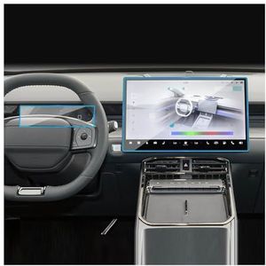 Displaybeschermfolie Voor Jetour Shanhai L6 2024 15,6"" Navigatieschermbeschermer Auto Middenconsole Dashboard Antikrasfolie(Navigation+Instrument)