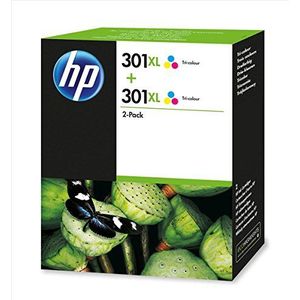 HP 301XL 2-pack High Yield Tri-color Original Ink Cartridges