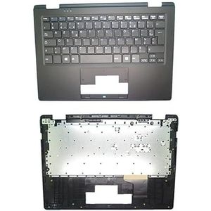 E2218T E2218 T PalmRest & toetsenbord voor MEDION voor AKOYA MD60200 Zwarte C-behuizing met Belgisch BE/Hongarije HU/Engelse gebruikersinterface/VK-toetsenbord(France FR)