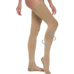 BeOnTop Medische Compressiekousen Klasse 1 18-23 mmHg – CE Gecertificeerde Steunkousen voor Dames en Heren, Anti-Embolische Kousen, Postoperatief, Zwangerschap, Spataderen, Elastische Kousen