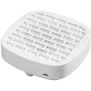 Nagelstofverzamelaar, mini-nagelverzamelaar, afzuigventilator voor manicuremachines, krachtige nagelzuiger met papierfilter voor het verwijderen van nagelapparaten, manicure-stofverzamelaar, wit