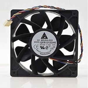 For For Bitcoin Mining and Workstations QFR1212GHE 12V 2.7A 120mm Server Fan - 4P LMNCBVYA