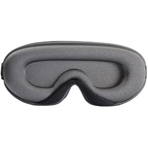2 stuks 3D traagschuim zijden slaapmasker zachte ooglapjes comfort driedimensionaal ontwerp gezicht slapen ademend om te slapen (grijs)