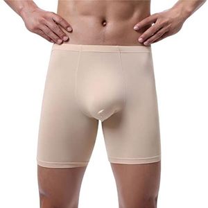 VAAC Heren Boxer Slips Ademend Ice Silk Sport Geïnspireerd Ondergoed, Mannen Bare Feeling Ondergoed (Huidskleur, 3XL)