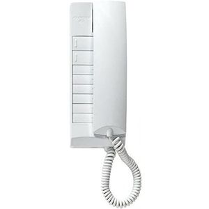 Farfisa EX320R huistelefoon 4+n bedrading met zoemer en 2, uitbreidbaar tot 8 knoppen, wit