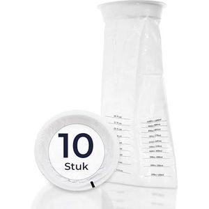 HaseMed Wegwerp spuugzakken met sluitring, 10 stuks, lekvrij, hygiënisch, ideaal bij misselijkheid en op reis (10)