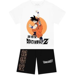 Dragon Ball Z - Goku Co-ord Set - T-shirt en Korte Broek Set - Wit