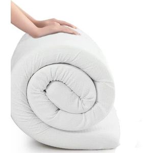 Omkeerbaar ergonomisch matras | 130 x 190 x 12 cm | Schuimmatras met hoge dichtheid | Comfort en aanpassingsvermogen | Coating van antibacteriële aloë vera stof