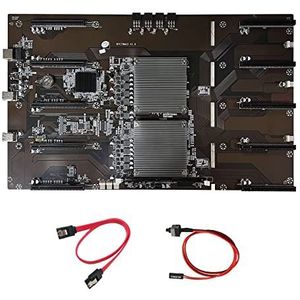 AMIUHOUN X79 BTC Mijnbouw Moederbord+ Kabel+Schakelaar Kabel 10XPCIE 8X GPU Slot LGA 2011 DDR3 MSATA voor ETH Mijnbouw