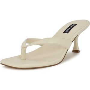 NINE WEST Andela sandaal met hak voor dames, Crème 150, 41 EU