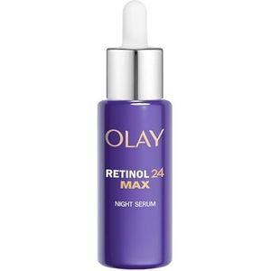 Olay Retinol 24 MAX Night Serum met 40% meer Retinol Complex, Geavanceerd anti-aging gezichtsserum voor een stevigere huid, vermindert rimpels, fijne lijntjes en pigmentatie, Olay's sterkste Retinoïde Complex, 40 ml