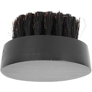 Professionele Baardverzorgingsborstel, Stylingbaardkam met Houten Handvat voor Reinigen, Exfoliëren, Masseren van de Huid, Verzachten van de Baard en Kammen van de Baard (BLACK)