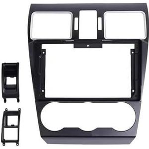 9 Inch Autoframe Fascia-adapter Radio Dashboard Montagepaneelkit Voor Subaru Voor Forester XV Voor WRX Voor Levorg 2012-2018 Auto Fascia Radio Paneel(2015-2018)