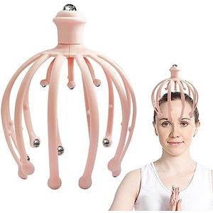 Octopus Hoofdhuidstimulator - Draagbare Handheld Spa Hoofd Massager Octopus Klauw Handmatige Hoofdhuid Massagers, Octopus Klauw Hoofdhuid Massager voor Diepe Ontspanning & Stress