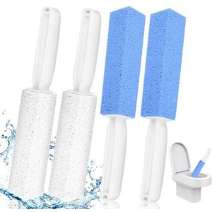 Pumice Stone, reinigingssteen voor toilet, puimsteen voor vlekreiniging, voetverzorging, 2 stuks