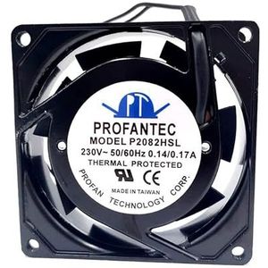 230V cabinet cooling fan P2082HSL 8CM double ball chassis silent fan