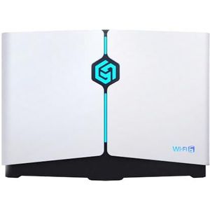 HYPEREV WiFi 6 Gaming wifi boosterrouter voor PS5, PS4, Xbox, Switch, PC | 90 dagen GearUP Console Booster | Internet Booster voor WiFi-gaming | 2402 Mbps, 5 GHz en 2,4 GHz | WiFi en Ethernet