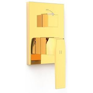 TRES 20228110OR RAPID-BOX Pieza Vista para Caja Empotrada de 2 Vías Color Oro 24K