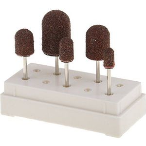 5 Stks Pedicure Schuren Caps Doorn Boor Eelt Nail Oppervlak Bestand Set