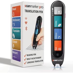 Scanmarker Pro | Vertaler-scanner en tekstlezer | Meertalige taalvertaler voor lezen, talen leren en ondersteuning bij dyslexie