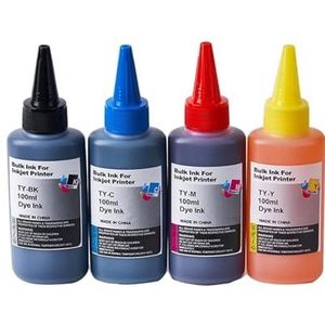 100ML navulinktkit for H-*0P 21 22 301 302 304 121 122 123 650 652 300 140 141 63 65 343 338 printercartridge(1set with syringe)