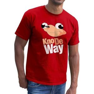 Kno De Way Tshirt Top Red Ugandan Knuckles Cartoon Meme Online Game Funny Joke Fun Hilarious Phrase Saying Gregzilla Do You Know The Way overhemden(Small)