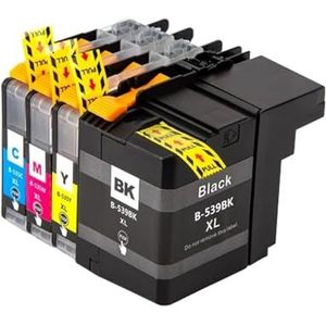 Inktpatroon for B-rother DCP-J100 DCP-J105 MFC-J200 DCP J100 J105 MFC J200(1SET(KCMY))