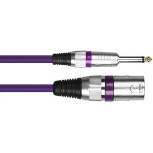 Gitaar Audiokabel Jack 6,35 Mm Mannelijk Naar 3-pins Mannelijk 6,3 Mm Microfoonaudiokabel Voor Luidspreker-gitaarversterker (Color : 04, Size : 2M)