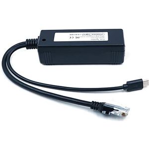 CENPEK Gigabit Micro USB PoE Splitter 5V 2A Uitgang, IEEE 802.3af Standaard voor USB Oplaadkabel RJ45 Poort Power Over Ethernet USB Splitter Adapter