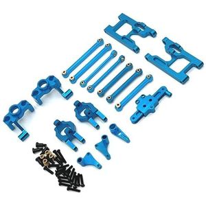 Metalen Upgrade Kit for WLtoys 1/12 124006 12423 12427 12428 RC Auto Onderdelen(SKY BLUE)
