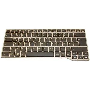 Fujitsu Keyboard Black (GERMAN) FUJ:CP629211-XX, Keyboard, 38035252 (FUJ:CP629211-XX, Keyboard, German, Fujitsu, Lifebook E744)